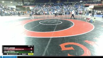 71 lbs Cons. Round 6 - Titus Lehner, Cle Elum Mat Miners Wrestling Club vs Calvin Paull, Steelclaw Wrestling Club