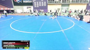 132 lbs Cons. Round 2 - Emmitt Newton, DC Elite Wrestling vs Shane Schwab, South St Paul Wrestling