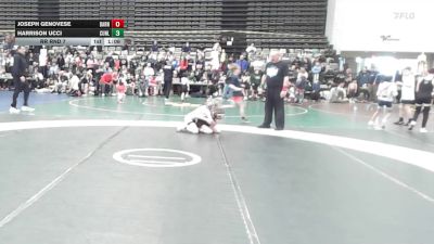 57 lbs Rr Rnd 7 - Joseph Genovese, Barn Brothers Wrestling Academy vs Harrison Ucci, Cunliffes Corner Black - ESC