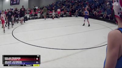 108 lbs Round 1 (4 Team) - Jaxon Petersen, Nebraska Red Boys vs Parker Madison, Minnesota Storm Blue Boys