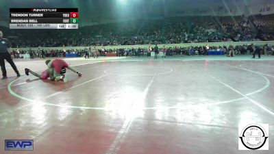 160 lbs Round Of 16 - Trendon Turner, Yukon vs Brendan Bell, Fort Gibson Youth Wrestling