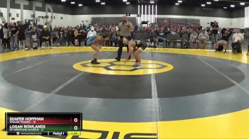 85 lbs Placement Matches (8 Team) - Logan Rowlands, CP Wrestling Academy vs Shafer Hoffman, Steller Trained