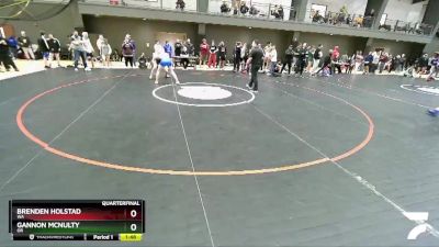 138 lbs Quarterfinal - Brenden Holstad, WA vs Gannon McNulty, OR