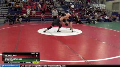 220 lbs Semifinal - Michael Hall, Canyon Hills vs Robert Grohman, St. Augustine