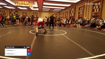 86 kg Consi Of 8 #2 - Connor Strong, Pennsylvania RTC vs Khalil Mitchell, Cougar Wrestling Club