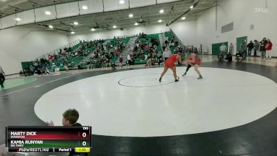 190 lbs Semifinal - Kamia Runyan, Big Piney vs Marty Dick, Evanston