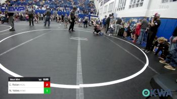 83 lbs Quarterfinal - Creed Rolan, Mcalester Youth Wrestling vs Noah Yates, Newcastle Youth Wrestling