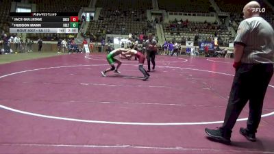 5A 113 lbs Quarterfinal - Jace Gulledge, Shelby County vs Hudson Mann, Holtville