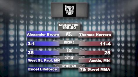 Thomas Herrera vs. Alexander Brown - Driller MMA A-Town Throwdown XII