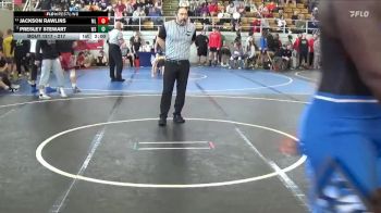 217 lbs Champ. Round 2 - Jackson Rawlins, Millersport Lakers vs Presley Stewart, Eaton