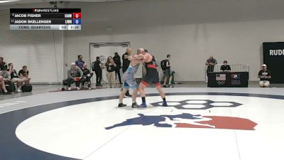 77 kg Cons. Quarters - Jacob Fisher, Curby 3 Style Wrestling Club vs Jadon Skellenger, Lehigh Valley Wrestling RTC