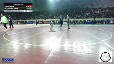 96 lbs Round Of 16 - Cru Foster, Blanchard High School vs Paxton Williams, Little Axe Takedown Club