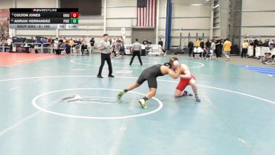 6 - 190 lbs Champ. Round 1 - Colton Jones, Grassfield vs Adrian Hernandez, Potomac Senior