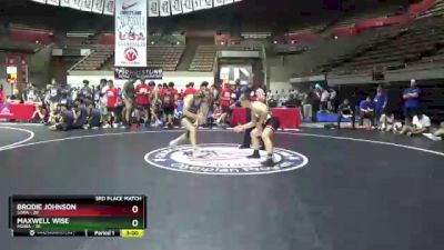 152 lbs Placement Matches (16 Team) - Brodie Johnson, SJWA vs Maxwell Wise, MDWA