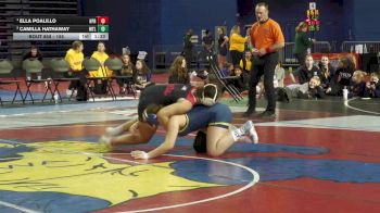 155 lbs 1st Place Match - Ella Poalillo, High Point Regional vs Camilla Hathaway, Mt Lebanon