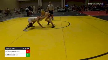 Match - Dylan Vanerwegen, Castro Valley vs Gannon McDonald, Northview Wrestling