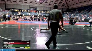 1A-157 lbs Quarterfinal - Kacen Taylor, Social Circle vs Cade Parent, St Francis School