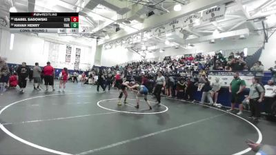 120 lbs Cons. Round 2 - Havah Henry, South Torrance vs Isabel Sadowski, El Toro