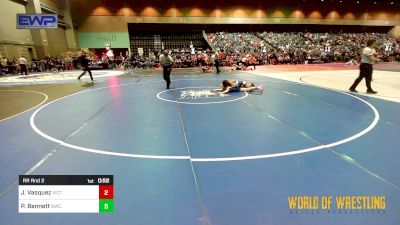 90 lbs Rr Rnd 2 - Janae Vasquez, Victory Wrestling Club,wa vs Payton Bennett, Nwc