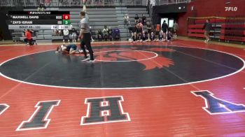 120 lbs Semifinal - Zayd Igram, Cedar Rapids Jefferson vs Maxwell Davis, North Scott