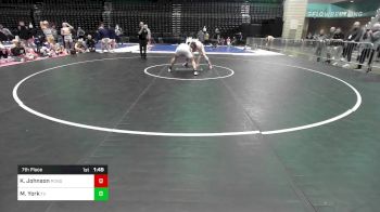 170 lbs 7th Place - Karter Johnson, Ponderosa vs Matthew York, Temecula Valley