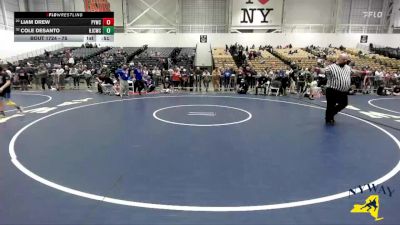 75 lbs Cons. Round 4 - Cole DeSanto, Hilton Jr Cadets Wrestling Club vs Liam Drew, Penn Yan Wrestling Club