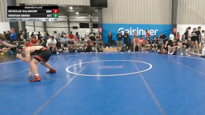 135 lbs Rr Rnd 2 - Nicholas Salamone, Gold Medal WC - BHS vs Kristian Beres, Outsiders Wrestling Club - BHS