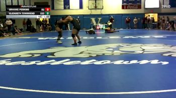 Girls 152 lbs Quarterfinal - Elizabeth Townsend, Oak Grove High School vs Brooke Perkins, Picayune High School