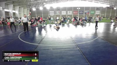 71 lbs Cons. Round 2 - Boston Brindley, Elite Wrestling vs Case Christensen, Wasatch Wrestling Club