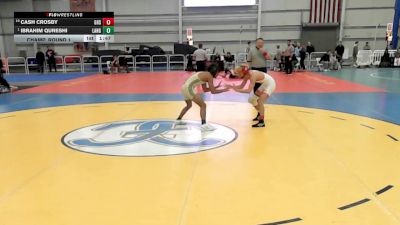 6 - 106 lbs Champ. Round 1 - Ibrahim Qureshi, Langley vs Cash Crosby, Gainesville HS