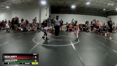 68 lbs Round 1 (8 Team) - Micah Wertz, Brawler Elite vs Logan Dodge, Team Gotcha