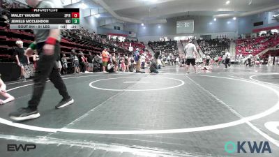 96 lbs Rr Rnd 2 - Jackie Allen, Collinsville Cardinal Youth Wrestling vs Isaac Emerald, Raw Wrestling Club