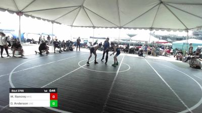 106 lbs 5th Place - Mark Ramirez, Mtc vs Dylan Anderson, Live Training