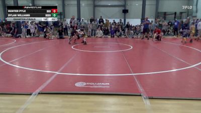 50 lbs Quarterfinal - Hunter Pyle, Bainbridge vs Dylan Williams, Moon Twp