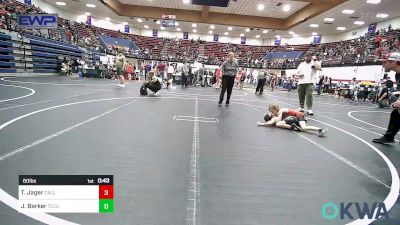 60 lbs Final - Toby Jager, Carl Albert vs Jonah Barker, Tecumseh Youth Wrestling