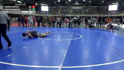 128 lbs Quarterfinal - Mason Castillo, Shillington vs Matteo Mancuso, Dix Hills