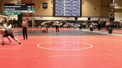 157 lbs Consi Of 8 #1 - Waylan Winseman, NYMA-Unatt vs Owen Hicks, Army