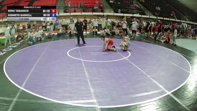 110 lbs Seru Tabakece, Idaho 1 12U Boys vs Kenneth Barkell, Oregon 12U Boys