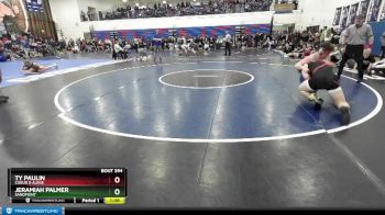 195 lbs Cons. Round 4 - Jeramiah Palmer, Sandpoint vs Ty Paulin, Coeur D Alene