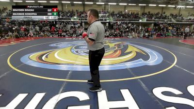 190 lbs Final - Brayden Soleau, East Lyme/Norwich Tech vs Maximus Konopka, Simsbury
