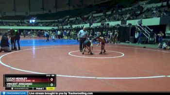 96 lbs Quarterfinal - Lucas Hensley, Guerrilla Wrestling (GWA) vs Vincent Anguiano, Tabb Wrestling Club