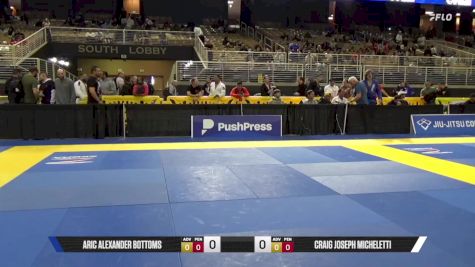 Aric Alexander Bottoms vs Craig Joseph Micheletti 2025 Pan Jiu Jitsu IBJJF Championship