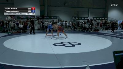 74 kg Cons. Rd Of 16 - Joey Bianchi, Arkansas Regional Training Center vs Max Brignola, Lehigh Valley Wrestling RTC