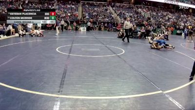 2A 106 lbs Cons. Round 2 - Esteban Placencia, Southwest Onslow High School vs Colton McBride, McMichael