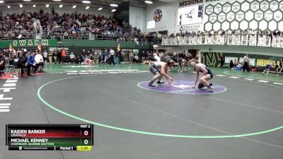 132 lbs Quarterfinal - Michael Kenney, Chaminade Julienne (Dayton) vs Kaiden Barker, Louisville