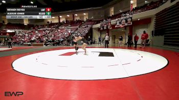 135 lbs 3rd Place - Nevaeh Reyes, Lawton vs Alexus Jones, Mcloud HS Girls