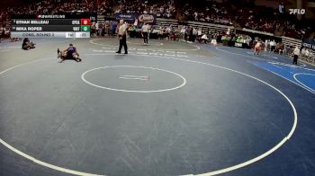 D 3 157 lbs Cons. Round 2 - Mika Roper, Vinton vs Ethan Belleau, Opelousas Catholic