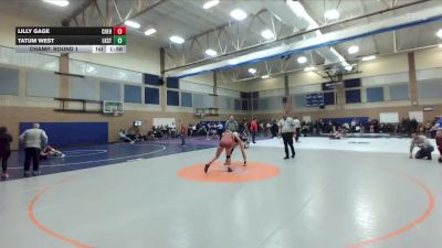 145lbs Champ. Round 1 - Lilly Gage, W. F. West (Girls) vs Tatum West, Lake Stevens (Girls)