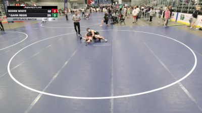 Junior Boys - 157 lbs 3rd Place Match - Gavin Regis, Sanderson Wrestling Academy vs Boden White, Immortal Athletics WC