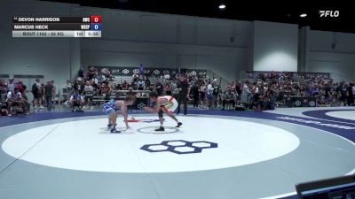 65 kg Champ. Rd Of 128 - Devon Harrison, Bison Wrestling Club vs Marcus Heck, Wyoming Seminary College Preparatory High School Wrestling